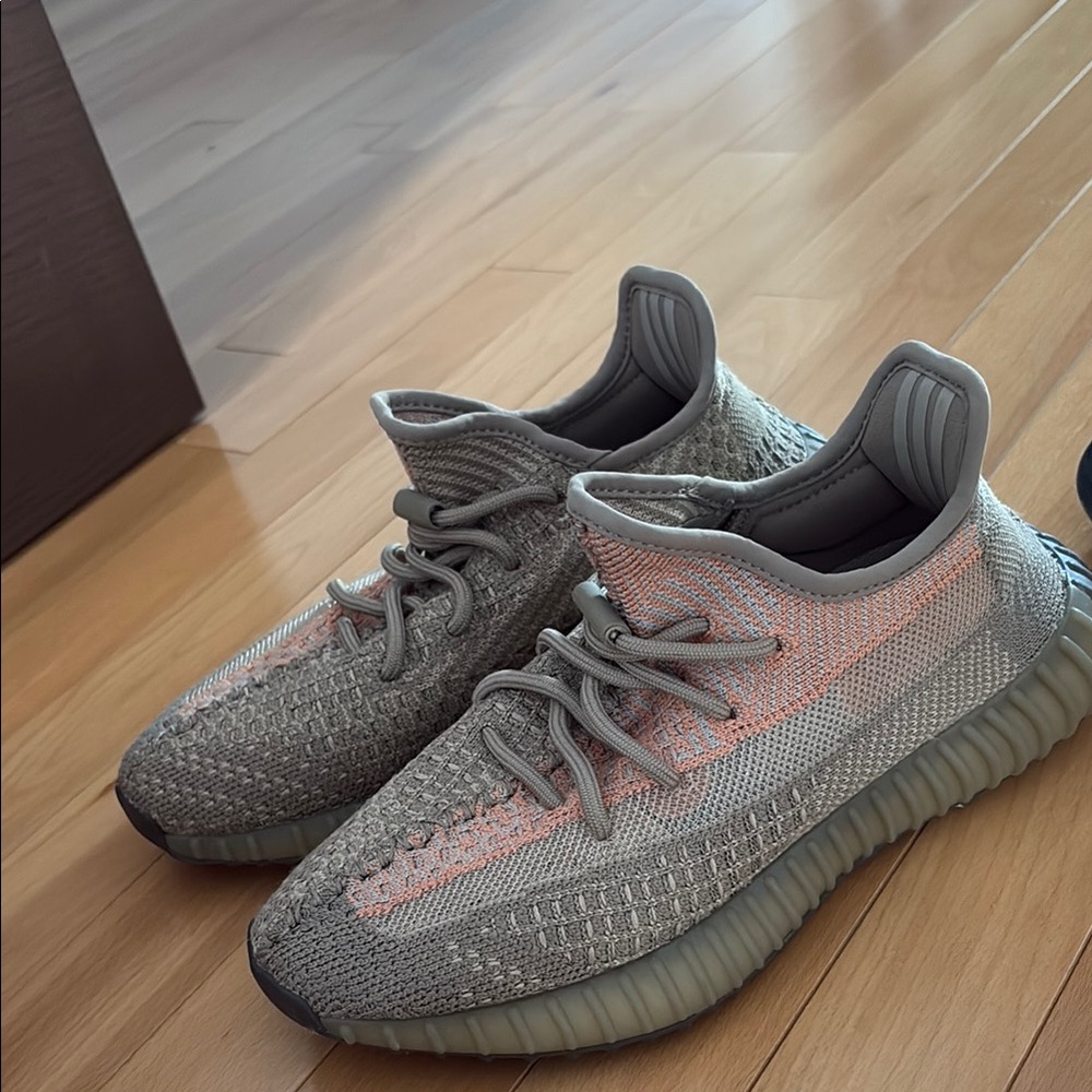 Yeezy Gray and Pink Sneakers (fits 6.5 woman)